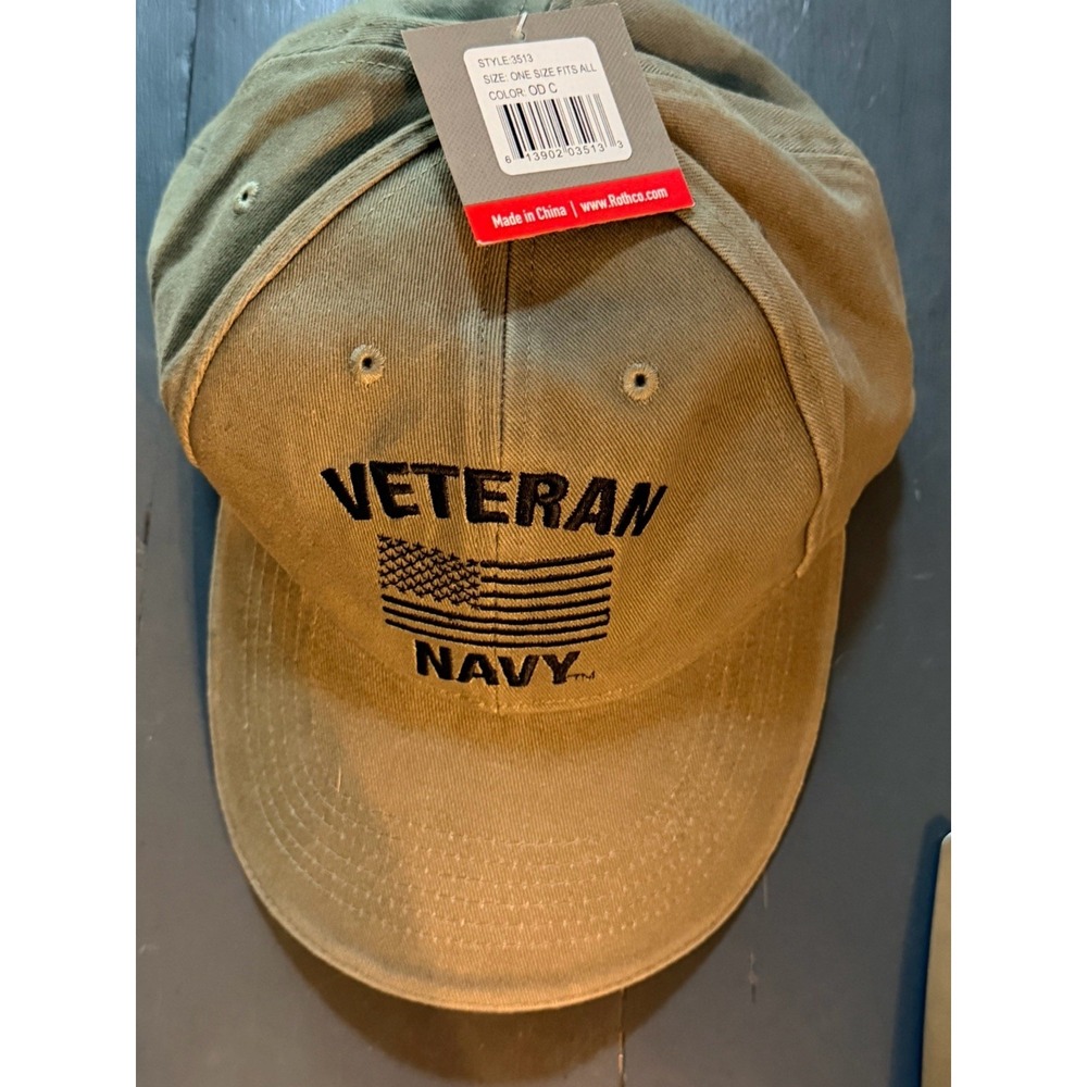 Rothco Olive Drab US Military Veteran Low Profile Baseball Cap
